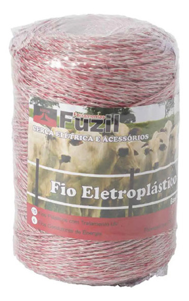 Fio Eletroplástico Cerca Elétrica Rural 2mm Rolo 500 Metros 0
