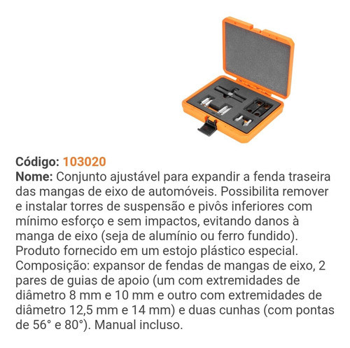 Herramienta De Expandir Ranura Trasera De Mangas De Eje Auto 1