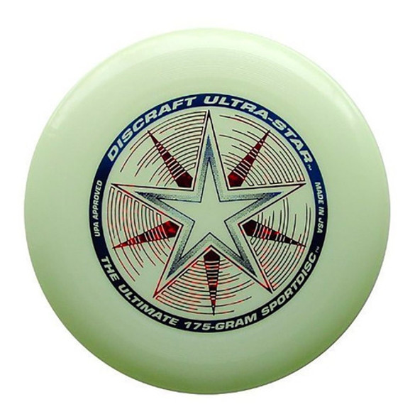 Frisbee Profesional Discraft 175 Gramos / 27cm. Ultra Star Sport Disc Nite Glow 0 Frisbee Profesional Discraft 175 Gramos / 27cm. Ultra Star Sport Disc Nite Glow 0