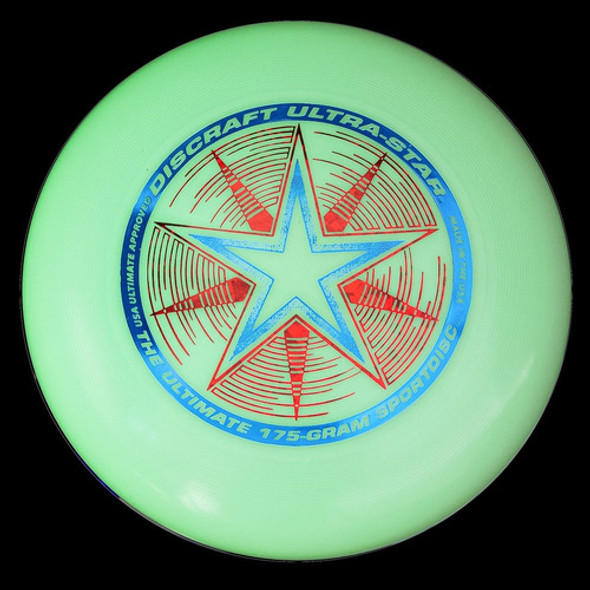 Frisbee Profesional Discraft 175 Gramos / 27cm. Ultra Star Sport Disc Nite Glow 1 Frisbee Profesional Discraft 175 Gramos / 27cm. Ultra Star Sport Disc Nite Glow 1