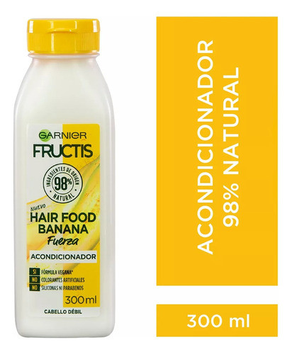 Garnier Fructis Hair Food Banana Acondicionador 0