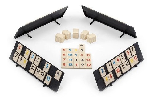 Rummy Y Buraco Clásico Original Ruibal 112 Fichas 4 Atriles 0
