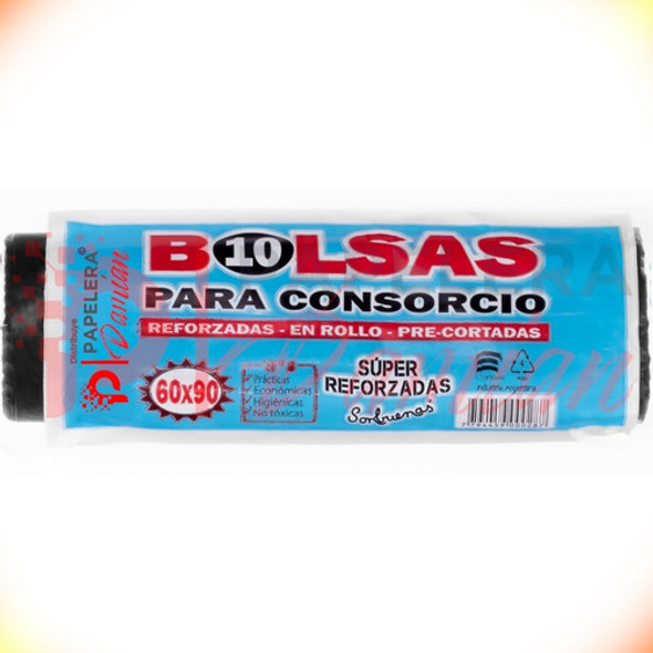 Bolsas Consorcio Reforzadas 60x90 45µ Bulto 1000u Antigoteo 1