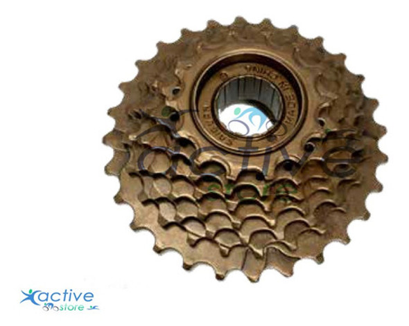 Piñon A Rosca 7 V. Importado Acero Bicicleta 14-28 Mtb 0