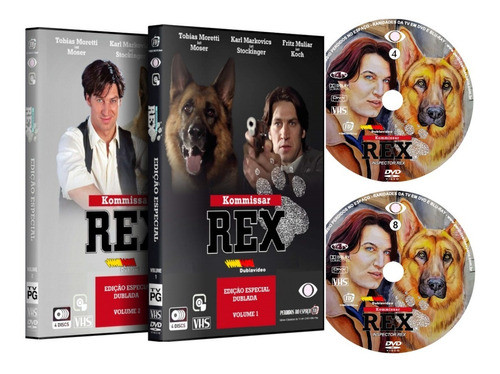 Série Inspetor Cachorro Rex  43 Epis . Dublada 2 Boxes 8 Dvd 0