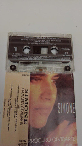 Cassette Simone Procuro Olvidarte 1991 Sony Zona Caballito 1
