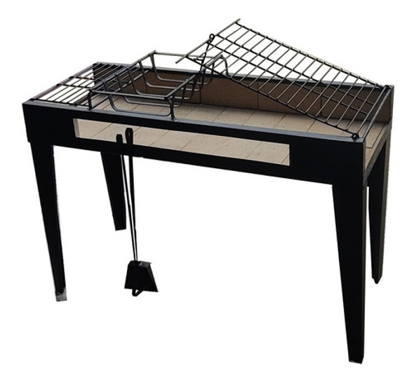 Parrilleros De Chapa Revestidos+ Set De Tablas De Asador 1