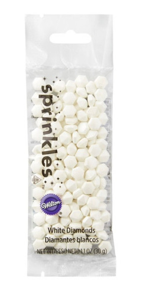 Sprinkles Diamante Blanco Pouch 30grs Wilton 5onzas 0