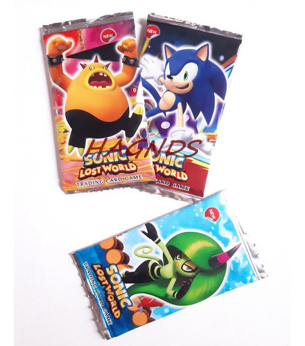 Pack Booster Sobres Sonic Tcg X12 Cartas Brillantes 96 Carta 1