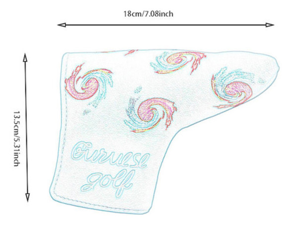 Capa Para Cabeça De Taco De Golfe, Capa Para Azul Escuro 1