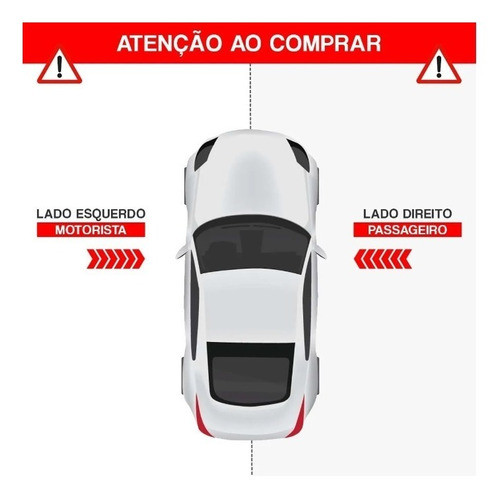 Lente Retrovisor Fusion 2008 2009 2010 Simb Termico Direito 1