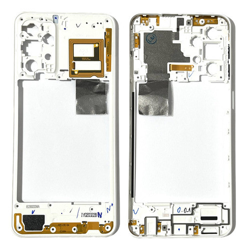 Carcaça Do Aro Lateral Para Galaxy A23 4g A235 Branco Novo 0