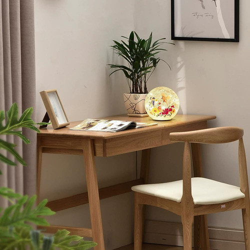 Berscah Bola De Vidrio Luz Crepitante Led Luz Nocturna Flore 1