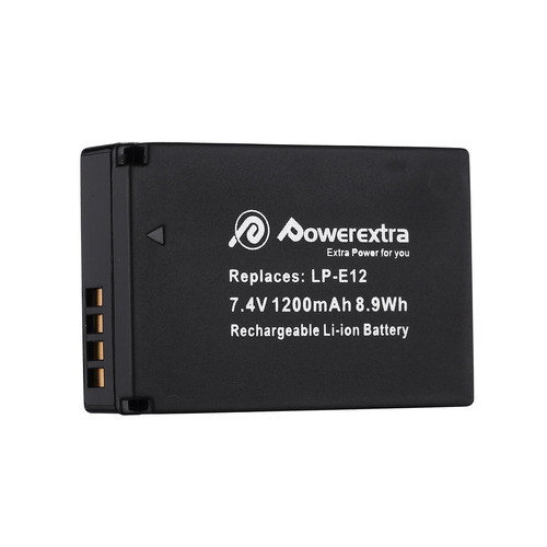 7.4v 1200mah Batería De Ion-litio De Lp-e12 Para Cámara Cano 0