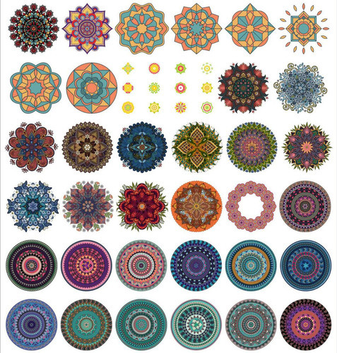 Mandalas 3 Color! 159 Vectores Super Exclusivos! Originales. 0