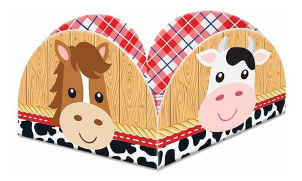 80 Unidades - Porta Forminha De Doce Fazendinha Especial 1