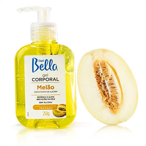 Gel Hidratante Corporal Melão Depil Bella 250g 1