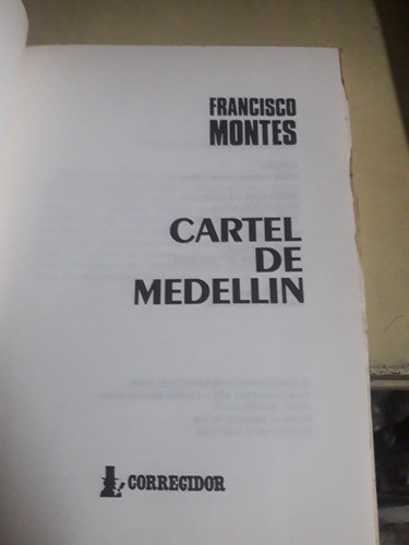 Antiguo Libro Cartel De Medellin 1