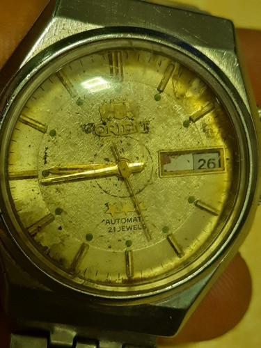 Relógio Antigo Orient Automático Ler A Descrição 0