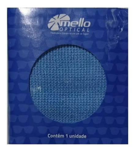 Lenço Limpeza Oculos Celular Tablet Mello 15cm X 15cm Azul 0