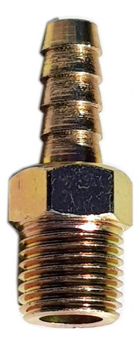 Pack X 5 Conectores Aire Espiga 8mm Rosca Macho 0