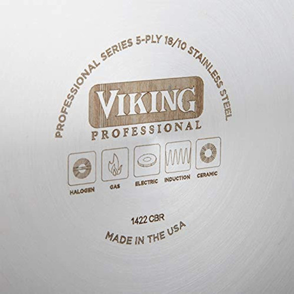 Viking Professional 5ply Fry Pan Antiadherente De Acero Inox 1 Viking Professional 5ply Fry Pan Antiadherente De Acero Inox 1