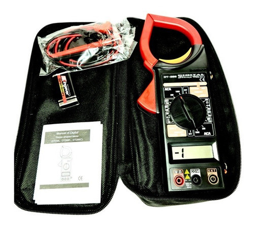 Kit Alicate Amperimetro Dt266 + Multimetro Digital Dt830l 1