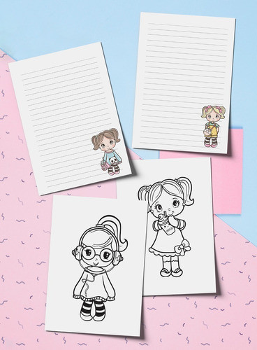 Cuaderno.pdf Rayado Temático Muñecas Para Pintar 1