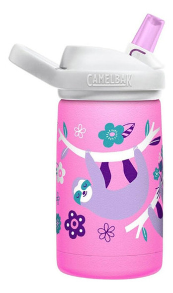 Botella Eddy+ Kids 350ml, Acero Inox. Insulado - Perezosos 1