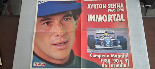 Póster Ayrton Senna Inmortal 1994 0