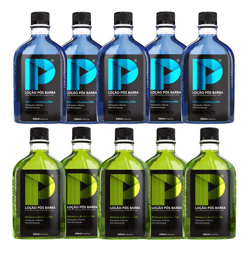 Loção Pós Barba Play Barber 240ml Capim Limão E Menta 10 Und 0
