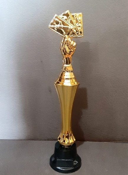 Set X4 Trofeo Plástico Cartas Truco Tute 2x29 Y 2x22cm 0