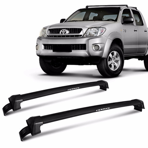 Barras De Techo Eqmax Toyota Hilux 2013-2015 Negro 1