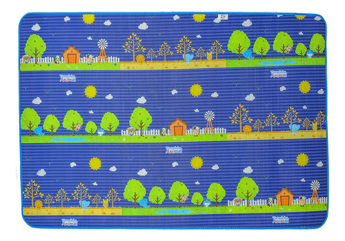 Tapete Bebe Infantil Dupla Face Impermeavel 1,80m X 1,20m 1
