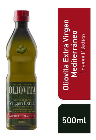 Pack X 3 Aceite Oliva Virgen Mediterráneo Oliovita Pet X 500 0