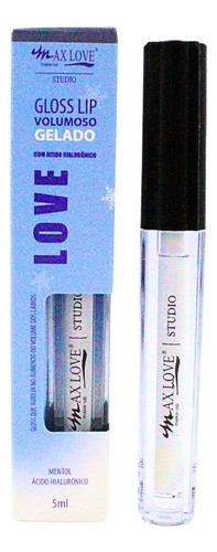 Gloss Lip Volumoso Gelado Cor 100 - Max Love 0