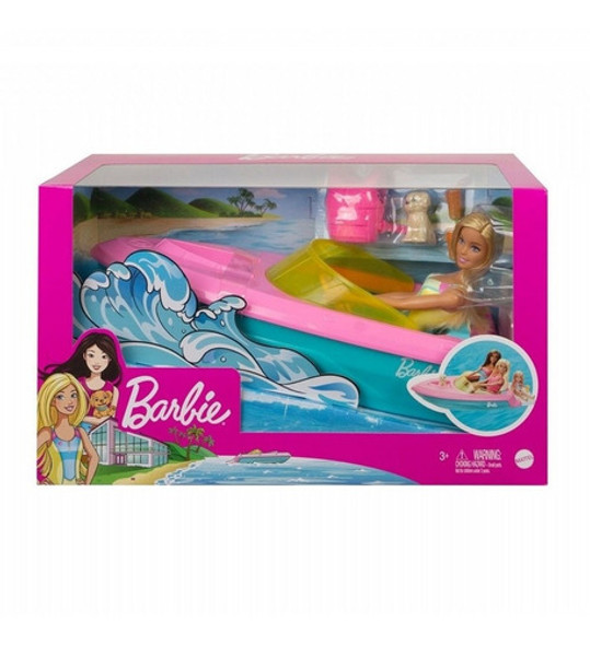 Barbie Conjunto Barco E Cachorrinho - Mattel Grg30 0 Barbie Conjunto Barco E Cachorrinho - Mattel Grg30 0