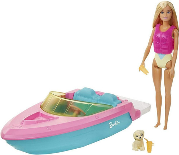 Barbie Conjunto Barco E Cachorrinho - Mattel Grg30 1 Barbie Conjunto Barco E Cachorrinho - Mattel Grg30 1