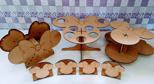 Candy Bar Minnie Combo X 7 Unidades En  Fibrofacil 0