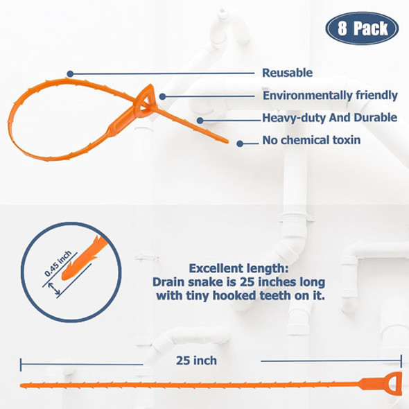 Precinto Limpieza Drenaje 63 Cm Pack 8 Unidades 1