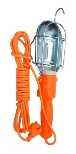 Porta Lámpara 5 M Camping Mecanico Exterior Naranja Taller 0