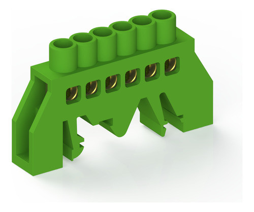 Dispositivo Distribuição Verde 6 Furos 80a Série 4 0