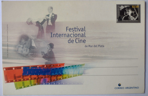 Tarjeta Entero Postal Festival Internacional De Cine 1995 0