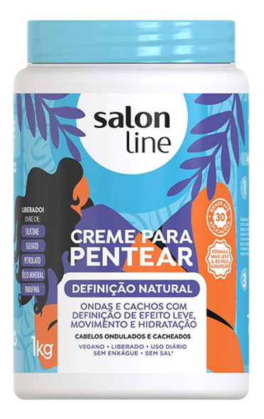 Creme Cabelo Pentear 1kg Definição Natural 0