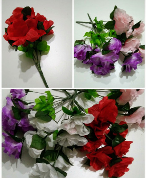 Combo X 60 Ramos Flores Artificial Surtidas X Mayor En Once 0