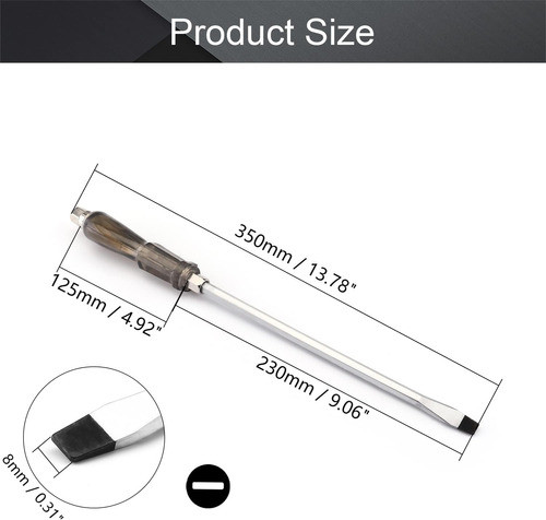 Destornillador De Impacto Ranurado Utoolmart, Controlador 1
