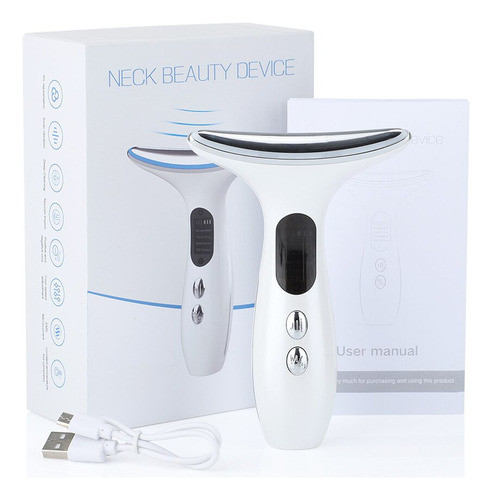 Massageador Térmico Para Pescoço Led Facial Photon Ion Thera 0