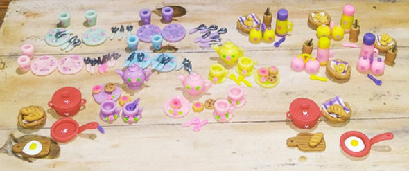 Juego De Té En Miniatura Realizado En Porcelana Fría 1