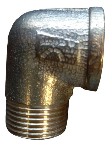 Codo Bronce Roscado Macho Hembra Mh Diam 4 Pulgadas 0