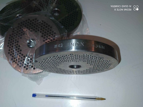 Disco De Picadora De Carne N°42 De Acero Inoxidable, Nuevos 1